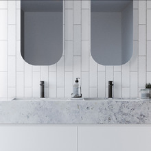 530mm White Rectangular Ceramic Undermount Basin